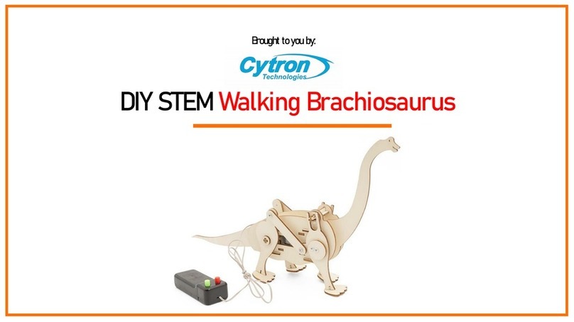 Cytron Technologies Walking Brachiosaurus instruction manual