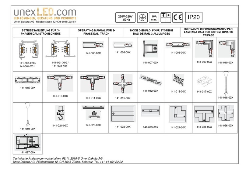Unex 141-003-00 Series User manual