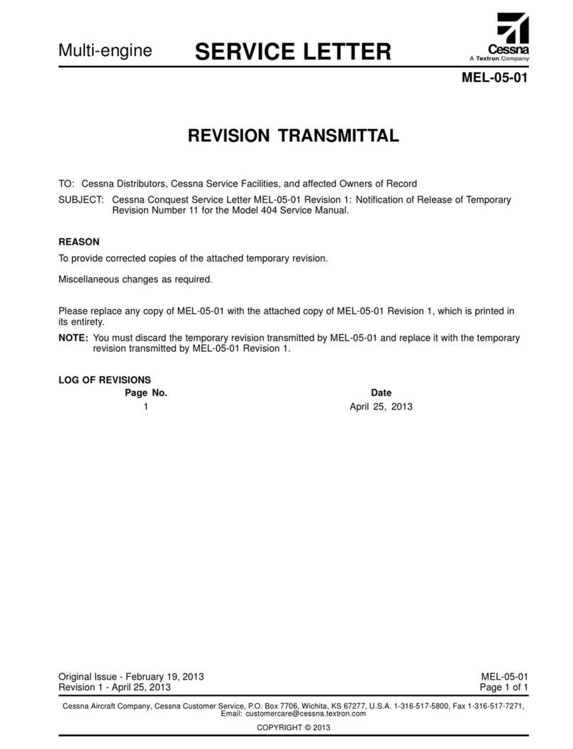 Textron Cessna 404 User manual