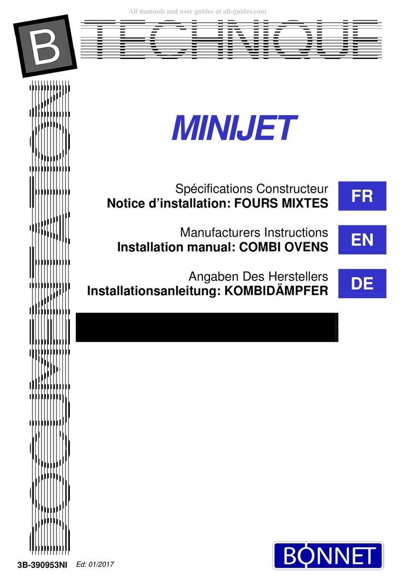 Bonnet MINIJET B1MJ061E installation manual