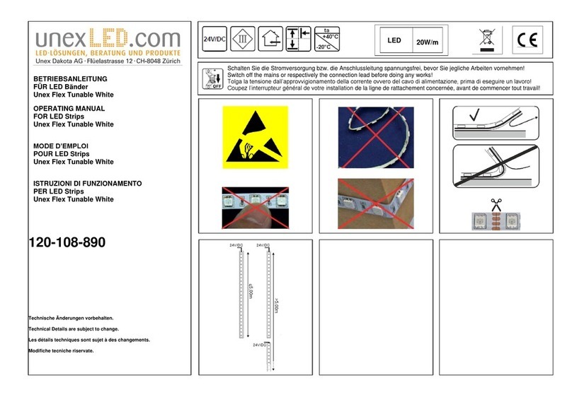Unex FLEX 120-108-890 operating manual