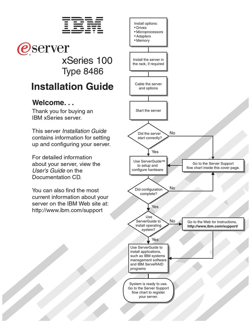 IBM E Server x 100 Series User manual