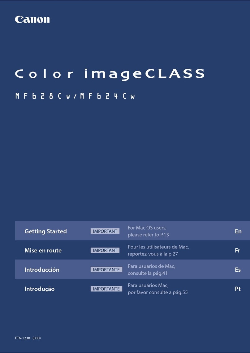Canon imageCLASS MF628Cw User manual