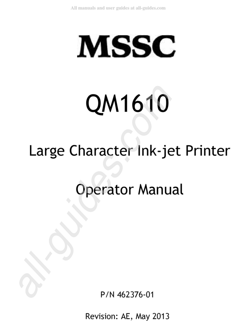 MSSC QM1610 User manual MSSC QM1610 User manual