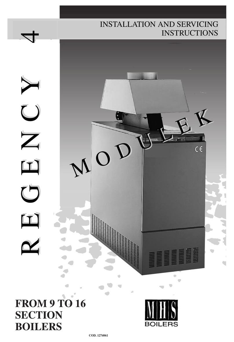 MHS Boilers REGENCY 4 MODULEK Series Installation and service instructions MHS Boilers REGENCY 4 MODULEK Series Installation and service instructions