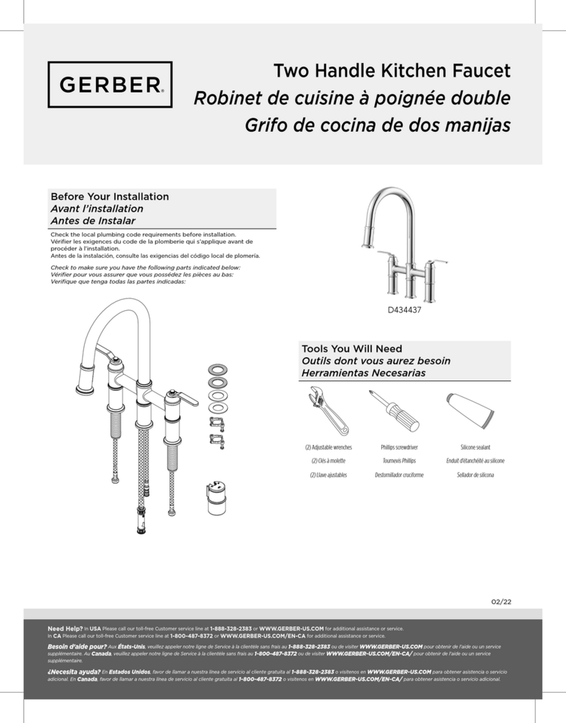 Gerber D434437 User manual Gerber D434437 User manual