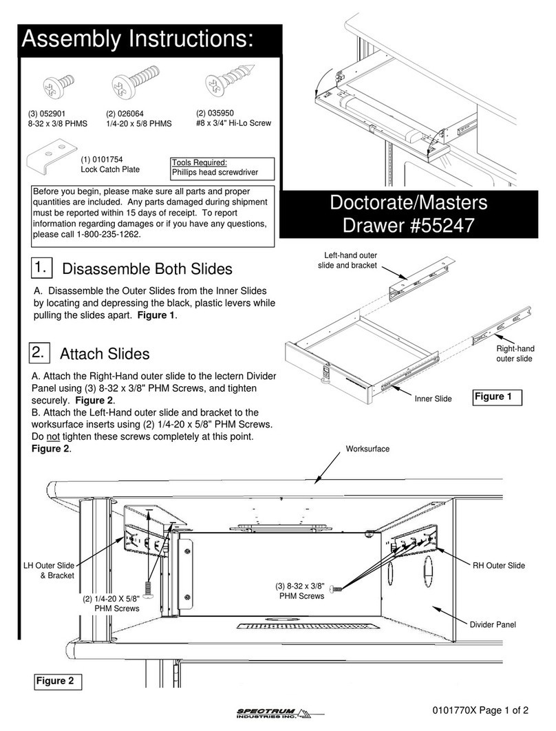 Spectrum Industries 55247 Assembly instructions Spectrum Industries 55247 Assembly instructions