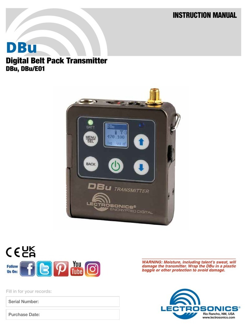 Lectronics DBu User manual
