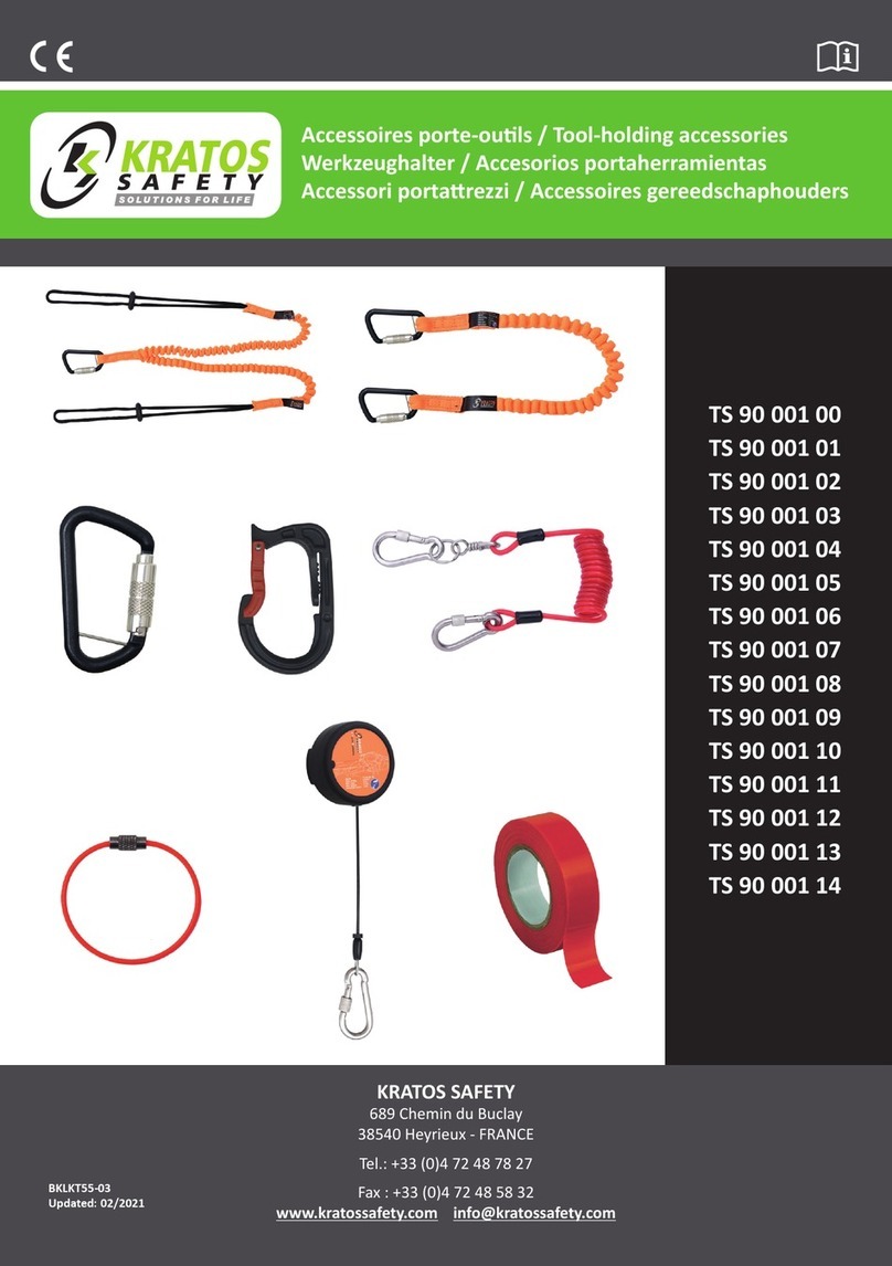 KRATOS SAFETY TS 90 001 00 instruction manual