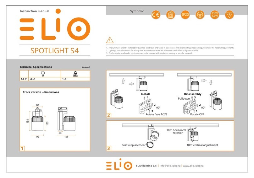 elio SPOTLIGHT S4 instruction manual