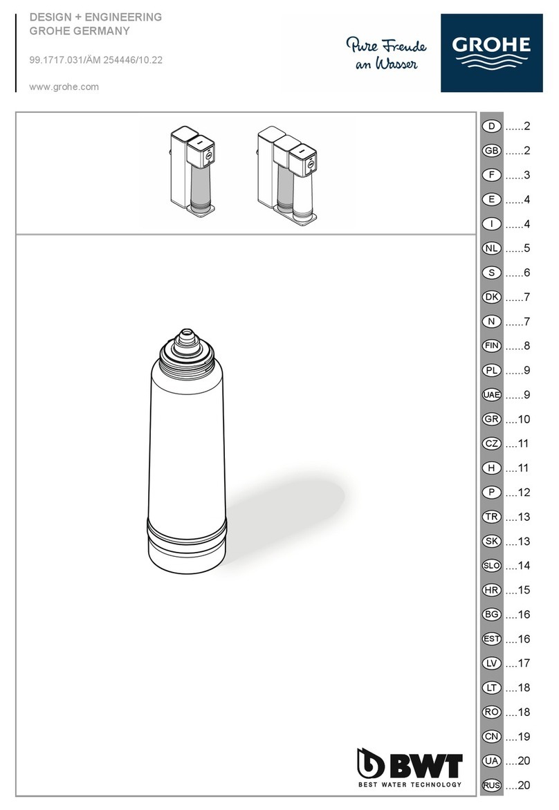 Grohe 40 880 installation instructions
