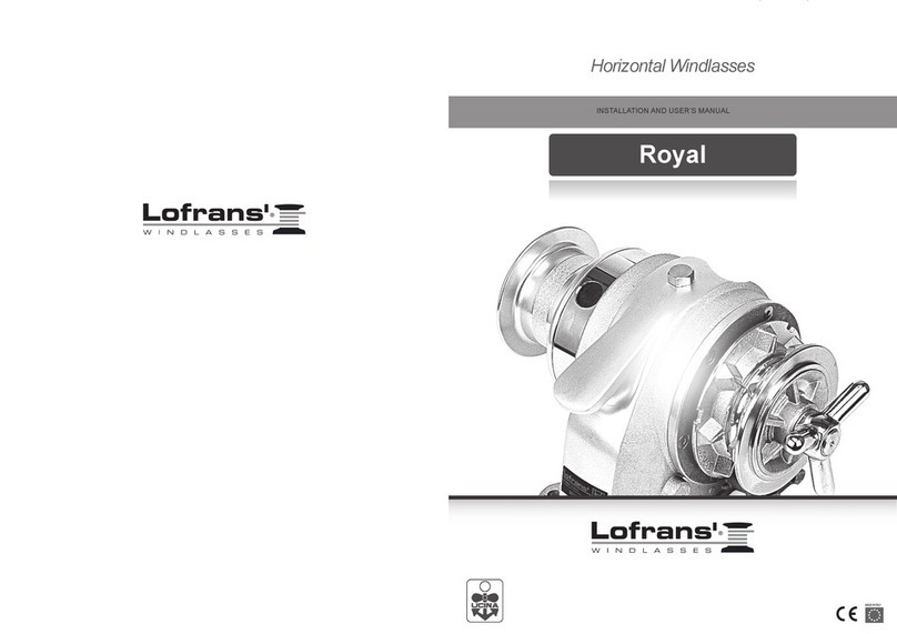 Lofrans Royal LW250AN User manual