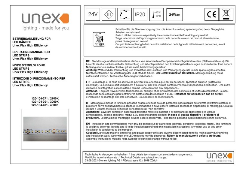 Unex Flex 120-104-271 User manual