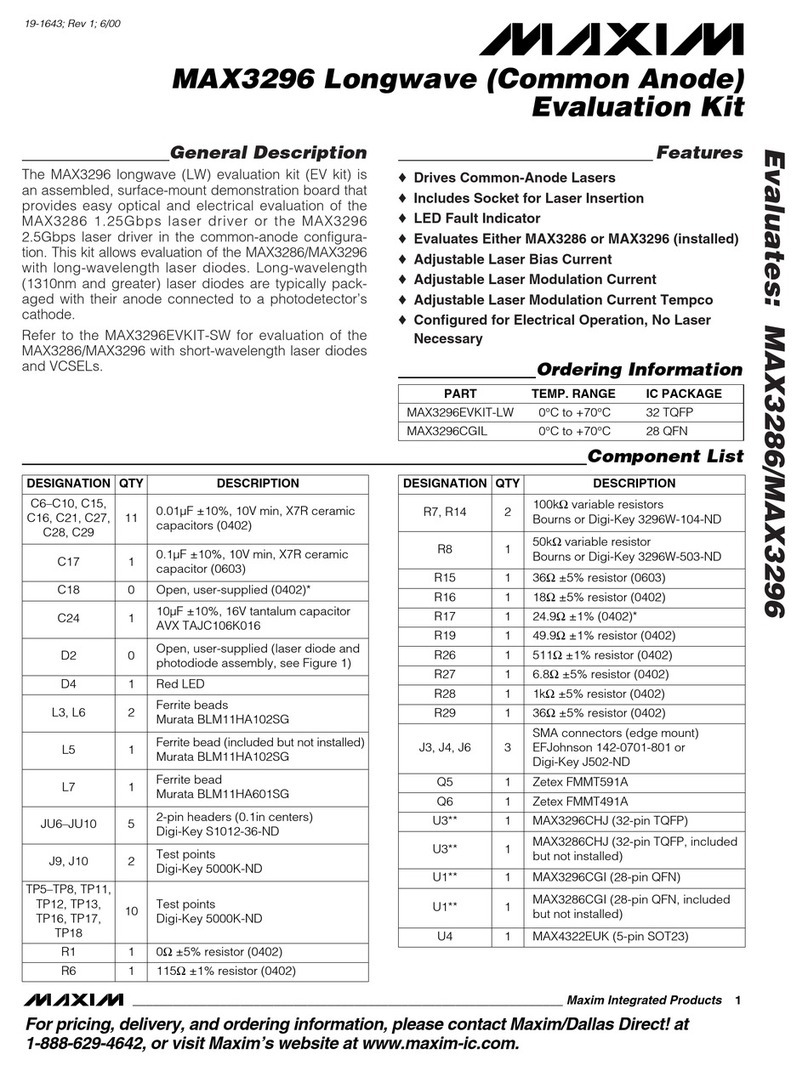 Maxim MAX3296 User manual