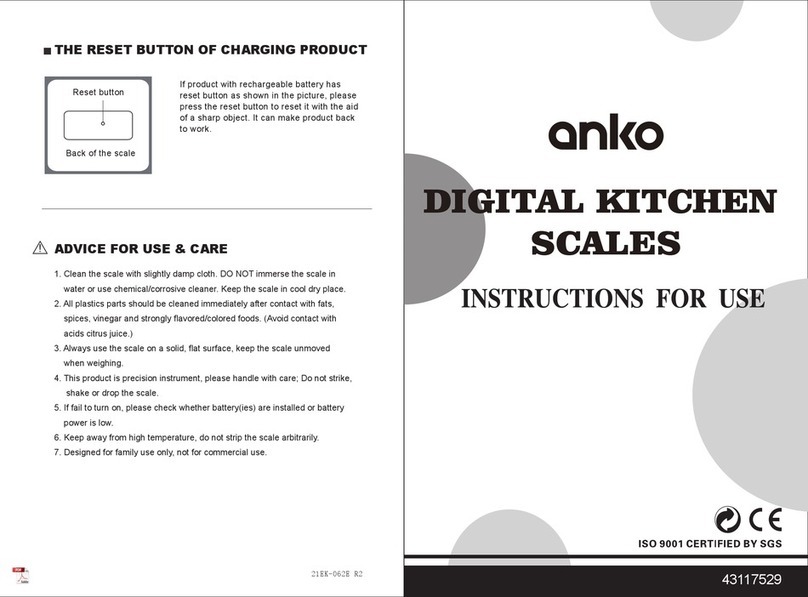 anko 43117529 Instructions for use