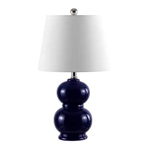 Safavieh Lighting EVERLEE TBL4286A manual