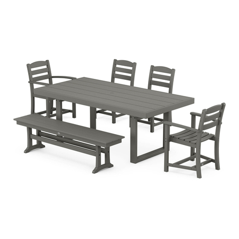 Polywood PWS875-1 Assembly instructions
