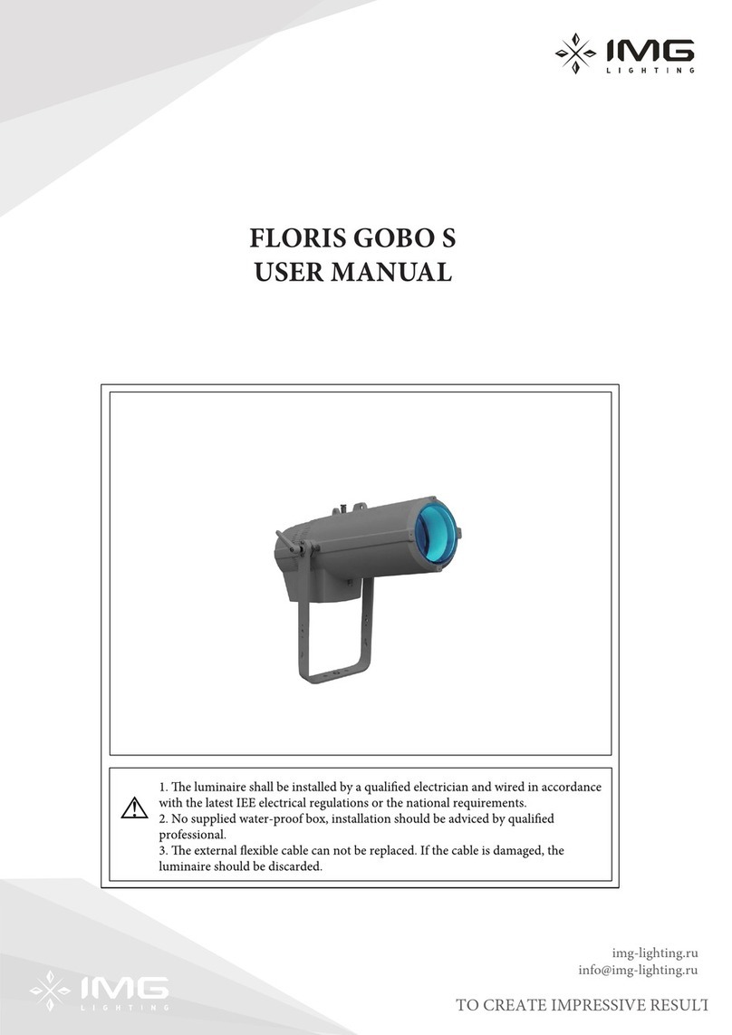 IMG LIGHTING FLORIS GOBO S user manual IMG LIGHTING FLORIS GOBO S user manual