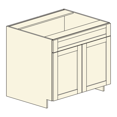 Right Choice Cabinets BASESINK36 Assembly instructions