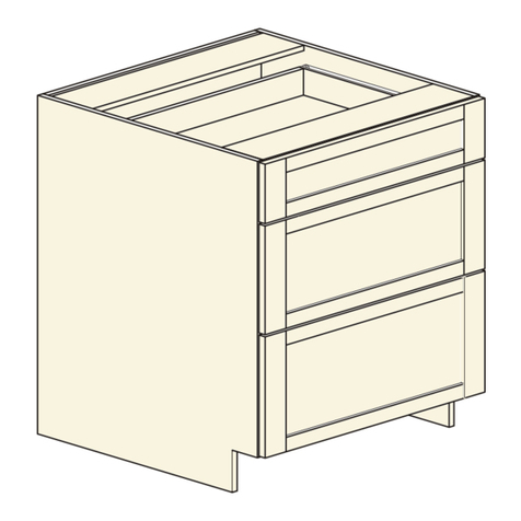 Right Choice Cabinets DRAWER24 Assembly instructions