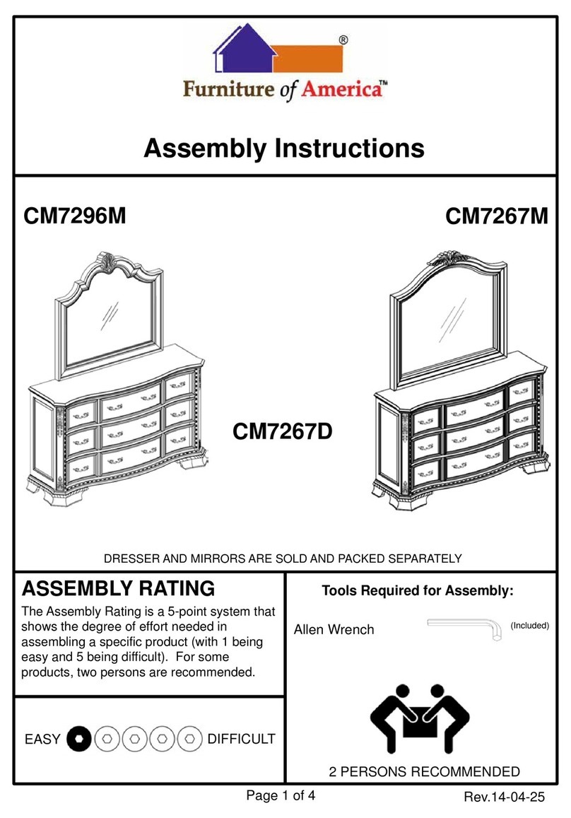 Furniture of America CM7267M User manual