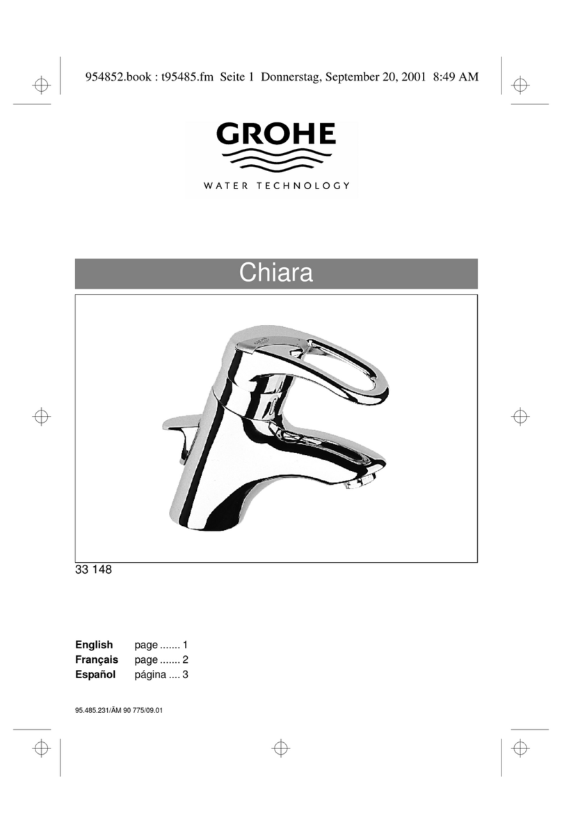 Grohe Chiara 33148 User manual