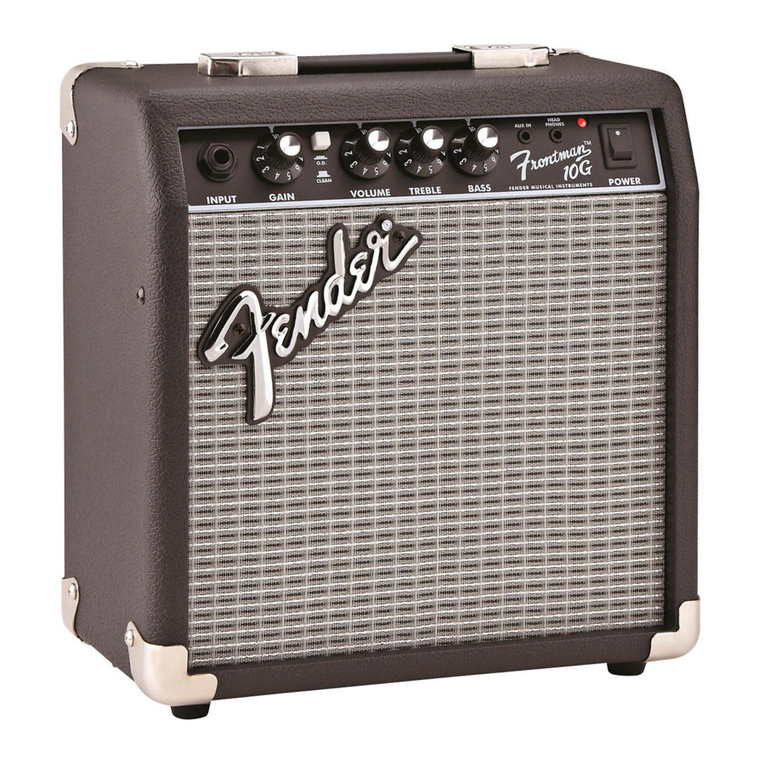 Fender Frontman 10G User manual