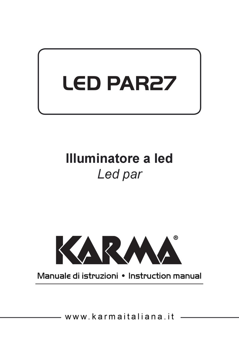 Karma LED PAR27 User manual