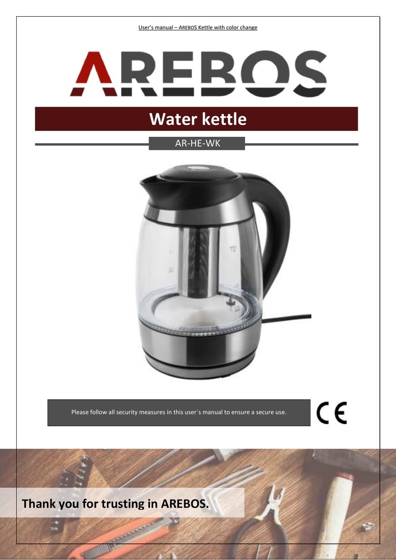 AREBOS AR-HE-WK user manual