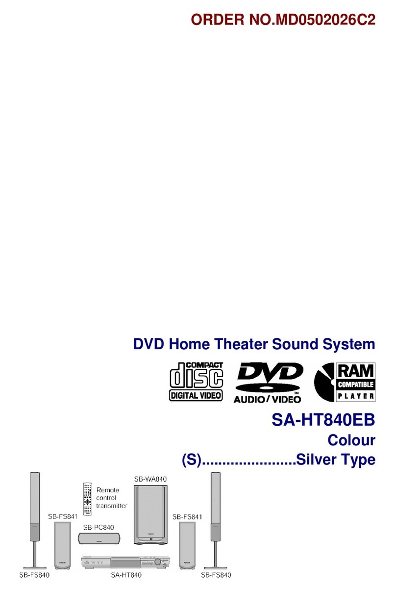 Panasonic SA-HT840EB manual