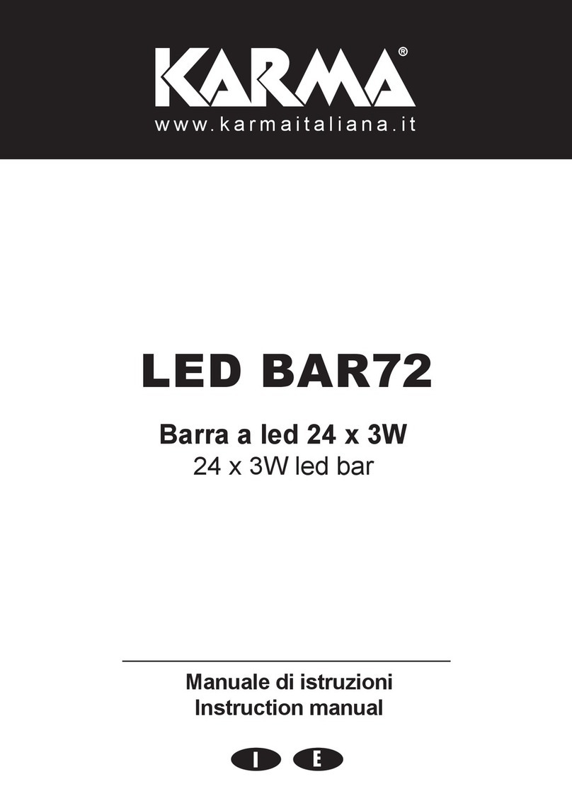 Karma LED BAR72 User manual