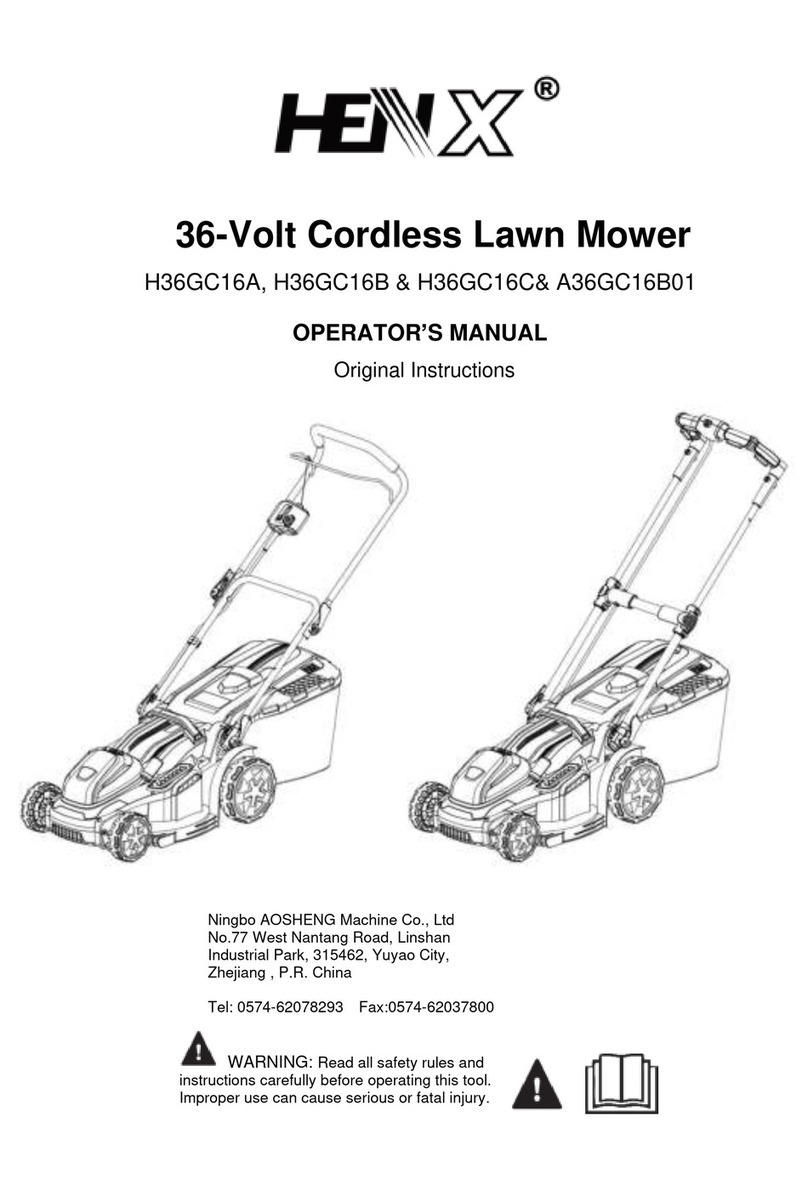 HENX H36GC16A Operator's manual