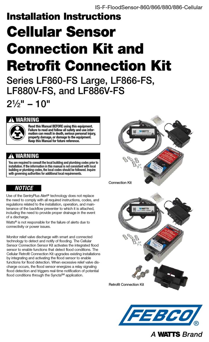Watts LF860-FS Large Series installation instructions Watts LF860-FS Large Series installation instructions