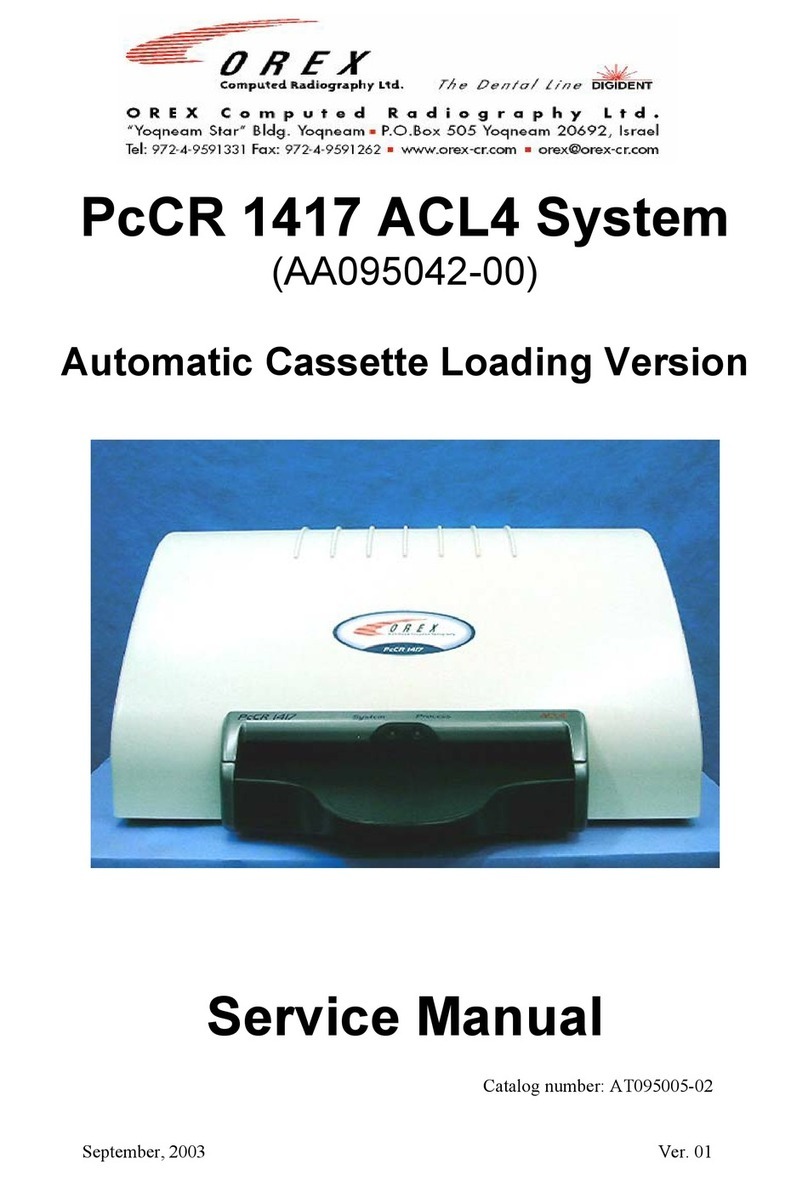 OREX PcCR 1417 ACL4 User manual