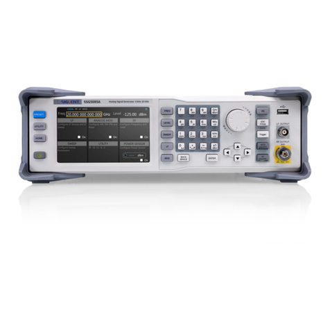 SIGLENT SSG5000A User manual