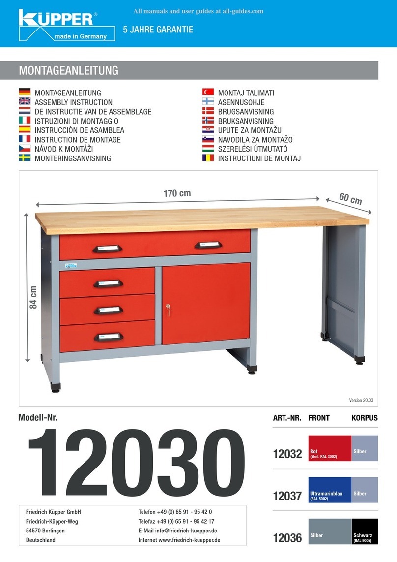 kupper 12030 Assembly instruction