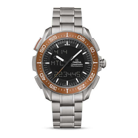 Omega Speedmaster X-33 Marstimer User manual