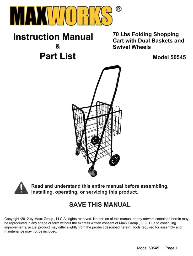 MAXWORKS 50545 Instruction manual & parts list