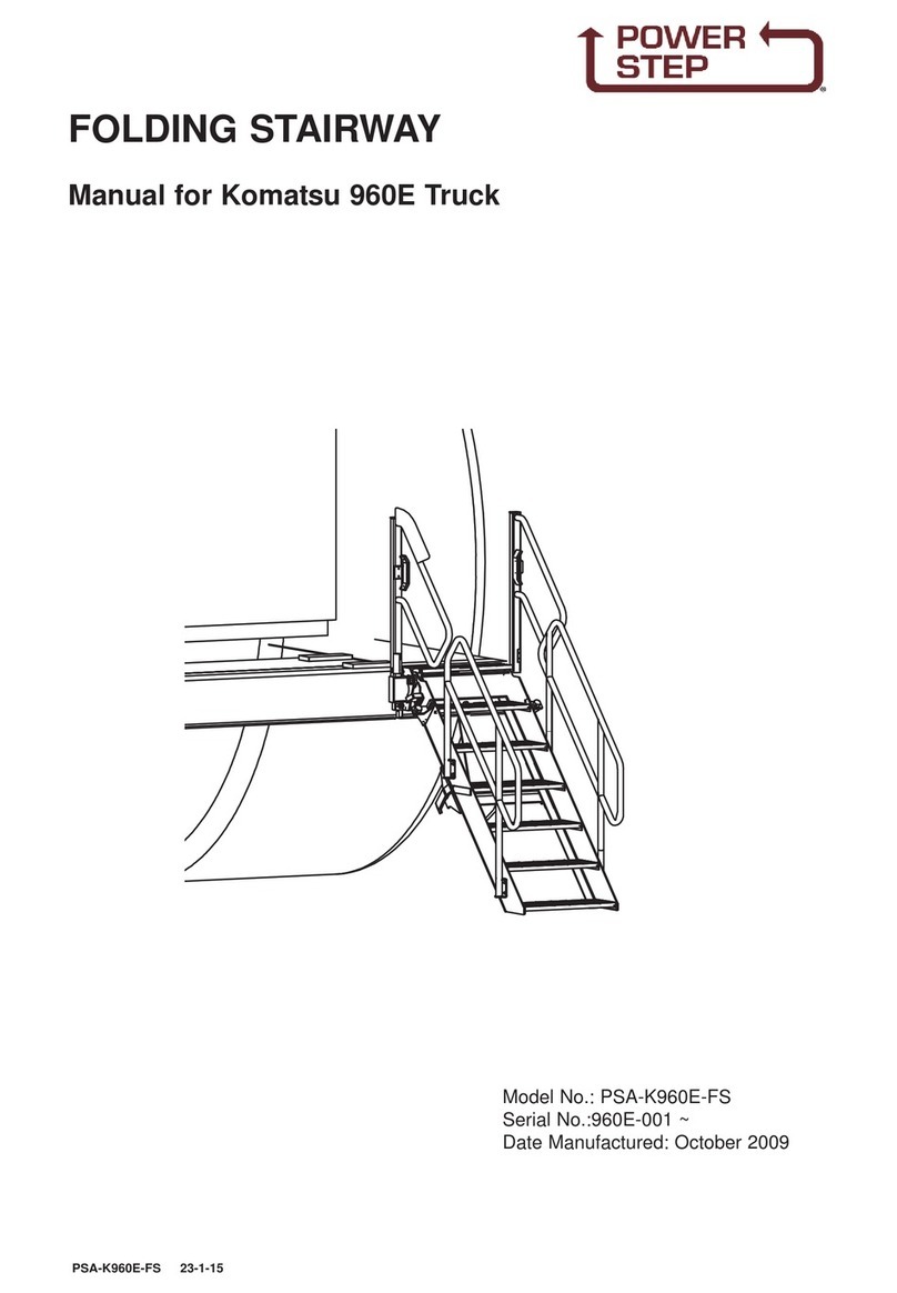 Power Step Komatsu 960E User manual
