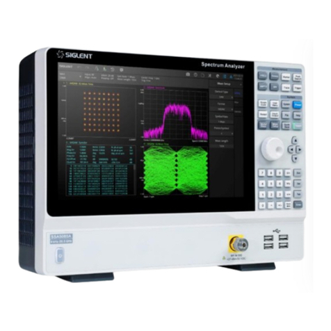SIGLENT SSA5000A User manual