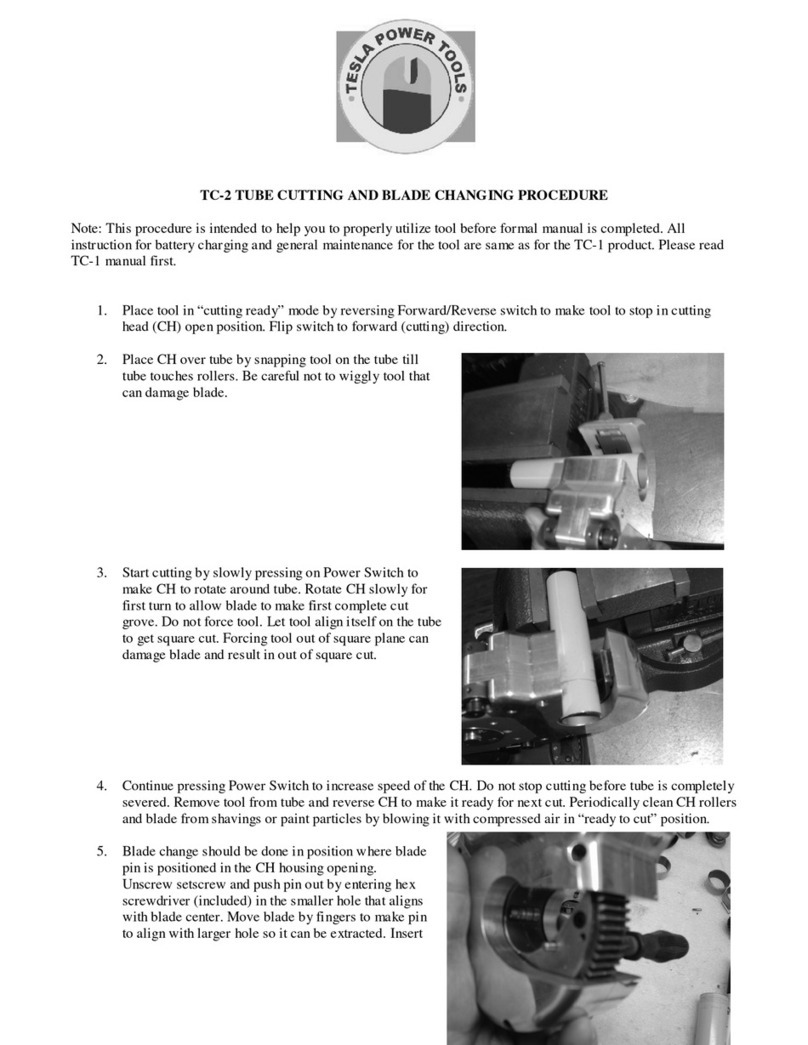 Tesla Power Tools TC-2 quick start guide