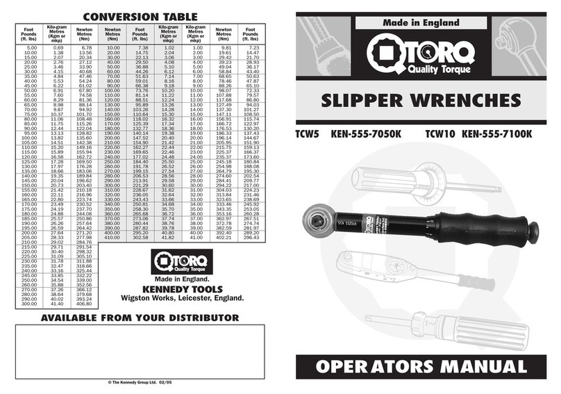 QTORQ TCW5 User manual