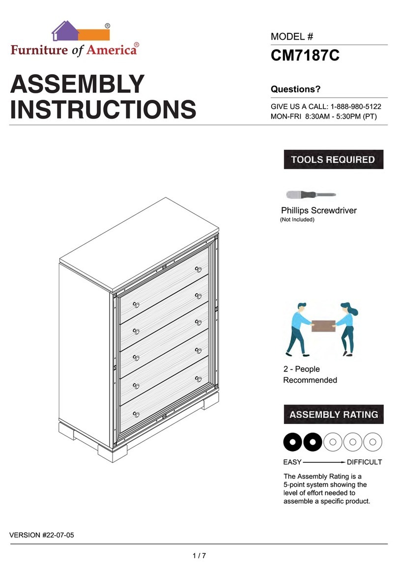 Furniture of America CM7187C User manual