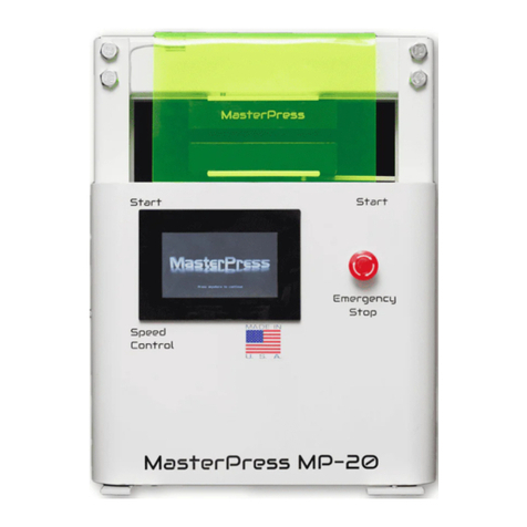 Master Press MP-20 User manual