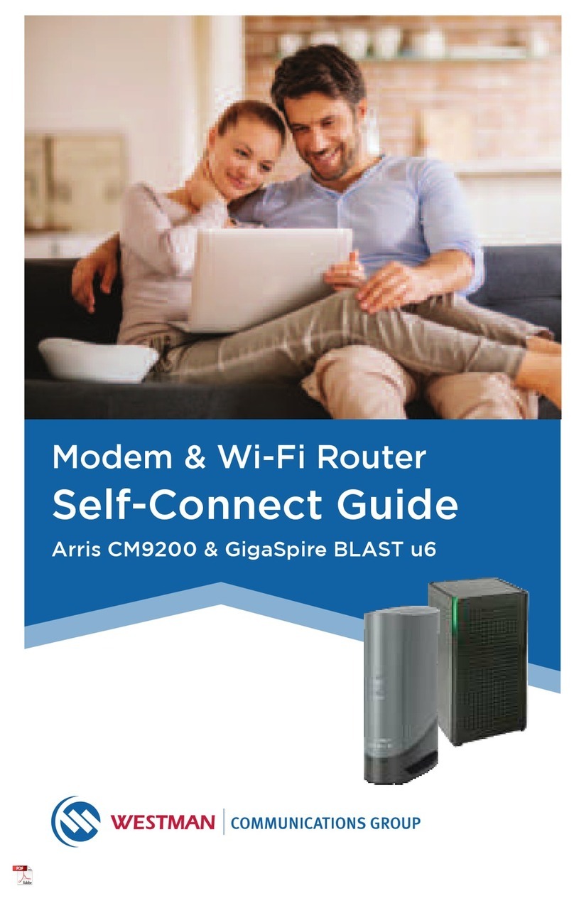 Westman Arris CM9200 Wi-Fi CONNECT GUIDE