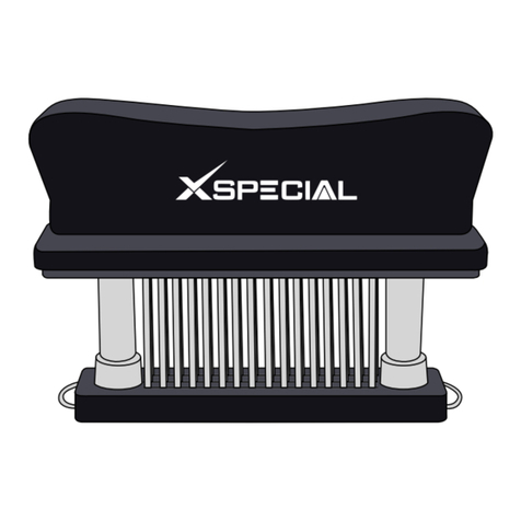 XSPECIAL MEAT TENDERIZER instruction manual