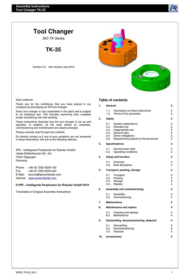 IPR TK-35 Assembly instructions