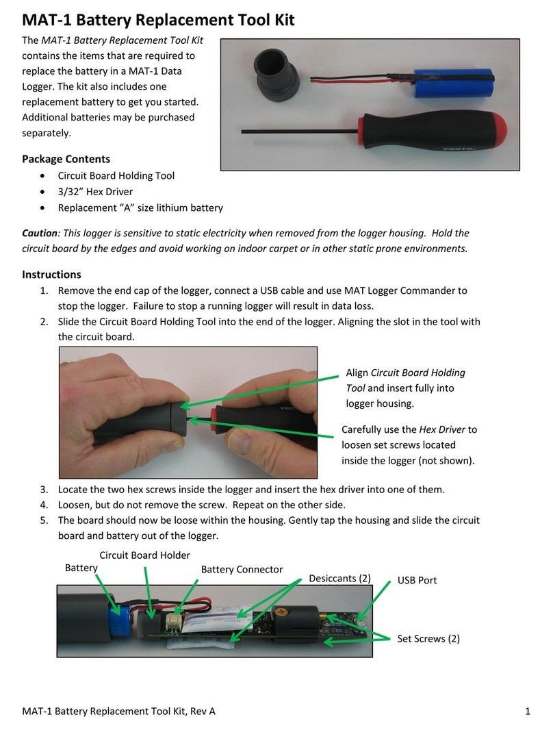 LOWELL INSTRUMENTS MAT-1 quick start guide