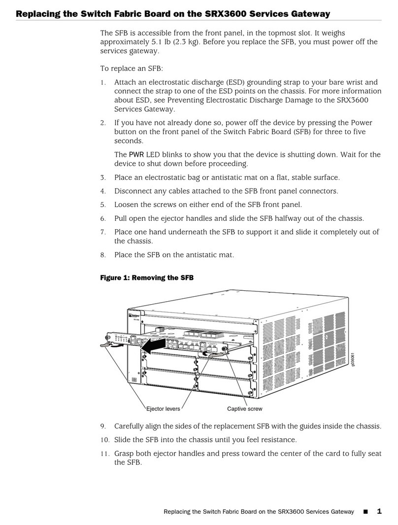 Juniper SRX3600 User manual
