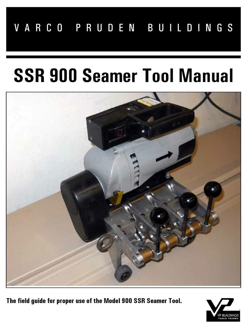 VARCO PRUDEN SSR 900 manual